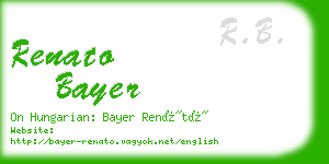 renato bayer business card